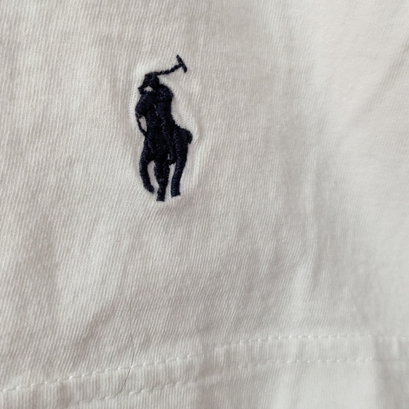 Polo by Ralph Lauren Men's Classic White Tee - Picture 3 of 4